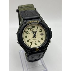 Casio Illuminator Forester Ft-500 Green Nylon Strap Watch